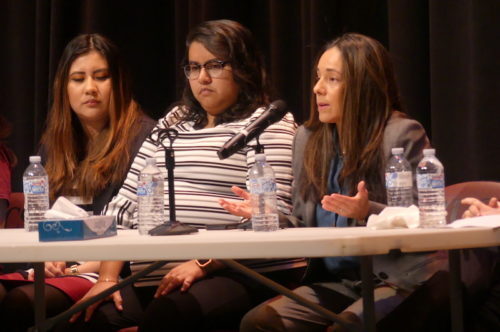 brenda codallos, itzel perez, michele alcalde