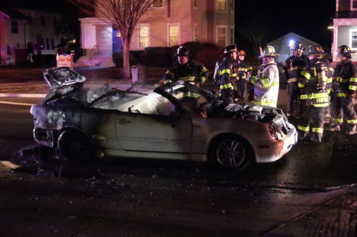 red bank car fire 