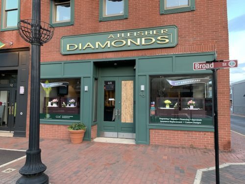 red bank, nj, a.h. fisher diamonds